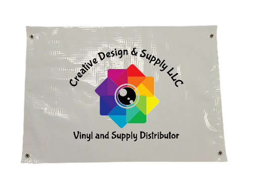 CDS 24"x34" Blank Sign Banner with Grommets