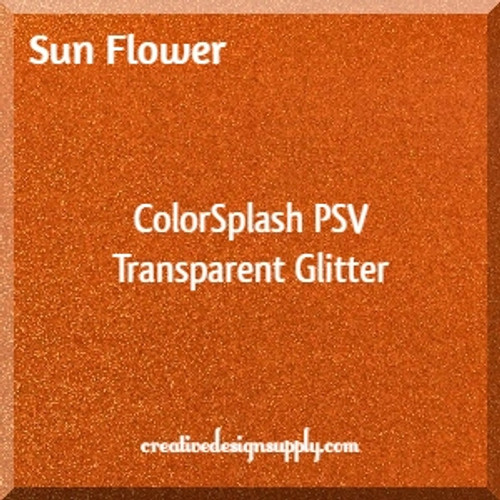 ColorSplash PSV Transparent Glitter | Sunflower