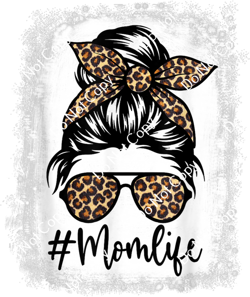 Colorsplash Ultra Mom Life Leopard Messy Bun 0309