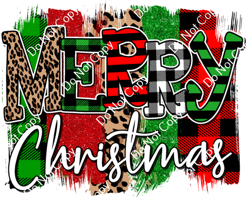 ColorSplash Ultra | Merry Christmas Leopard n Plaid