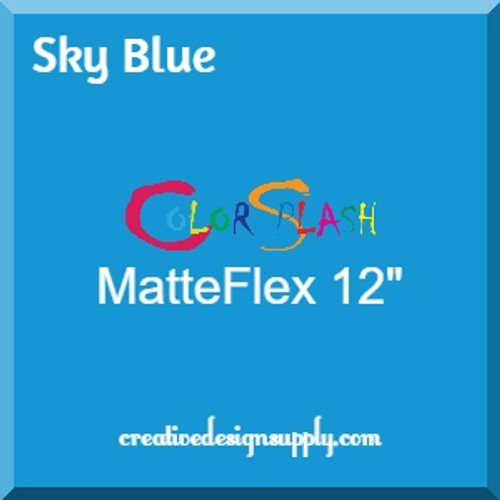 ColorSplash MatteFlex 12" | Sky Blue