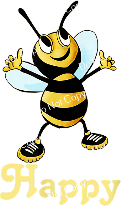 ColorSplash Ultra Transfers | Bee Happy Bumble Bee