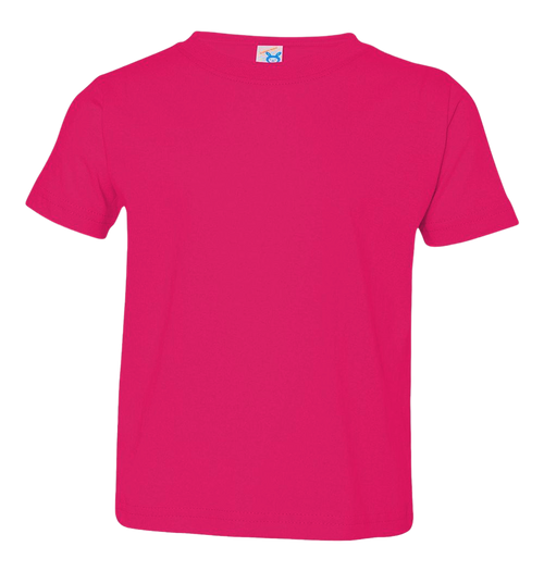 Rabbit Skins Fine Jersey Tee | Hot Pink