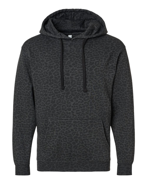 LAT Elevated Basic Hoodie | Black Leopard