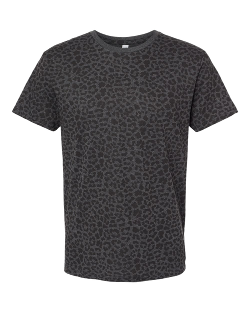 LAT Apparel Fine Jersey | Black Leopard