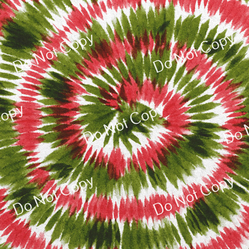 Printed Pattern Vinyl | Christmas Tie Dye 2