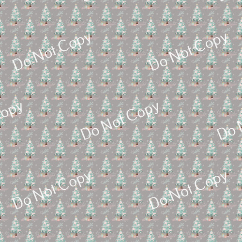 Printed Pattern Vinyl | Pink and Teal Christmas 11