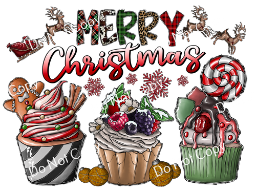 ColorSplash Ultra | Merry Christmas Cupcakes