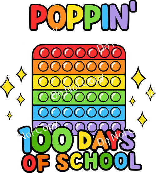 ColorSplash Ultra | Poppin My Way Through 100 Days of School