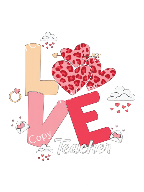 ColorSplash Ultra | Love Heart Teacher Valentine