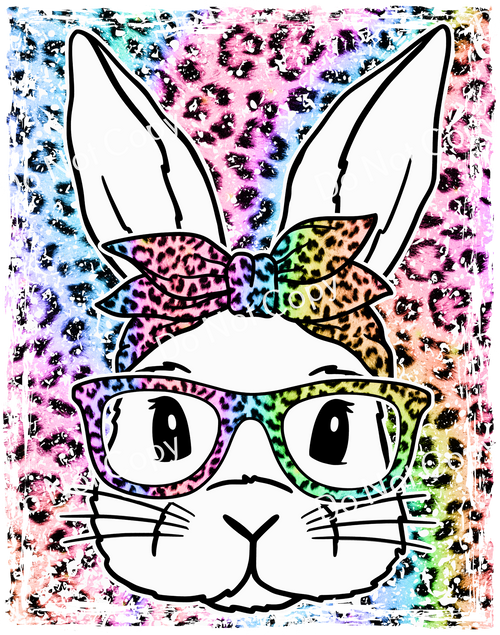 ColorSplash Ultra | Rainbow Leopard Bunny