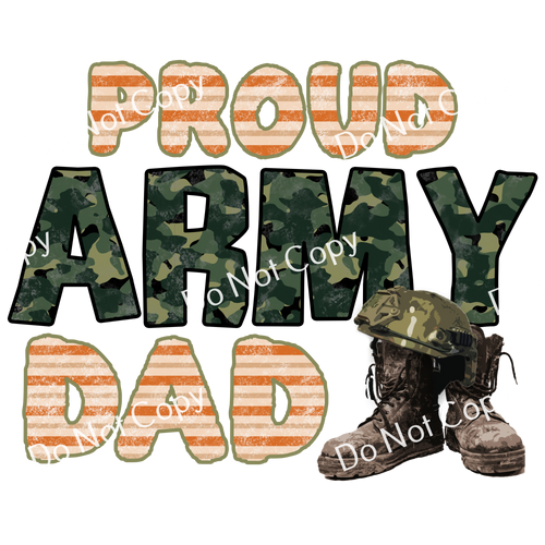 ColorSplash Ultra | Proud Army Dad CF