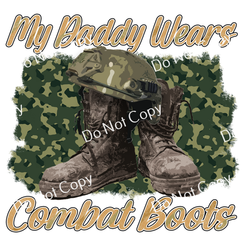ColorSplash Ultra | My Daddy Wears Combat Boots CF