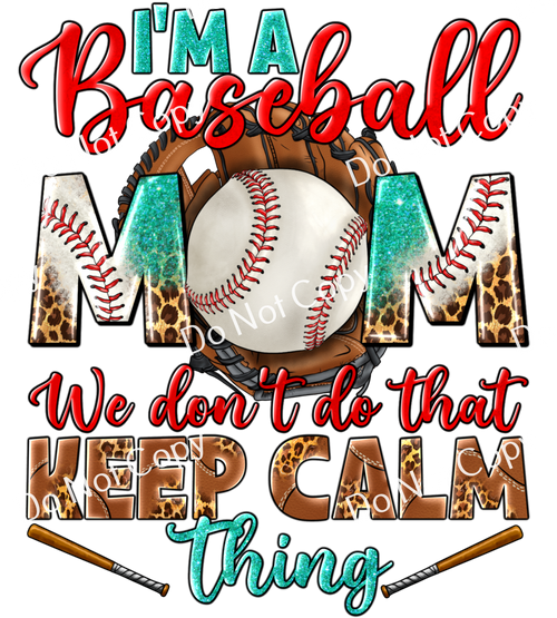 ColorSplash Ultra I'm A Baseball Mom