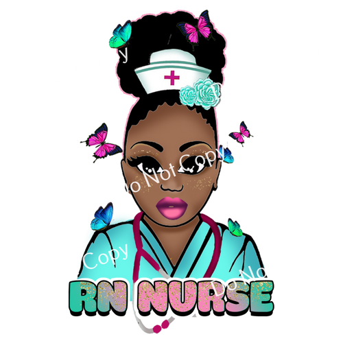 ColorSplash Ultra | African American RN Nurse CF