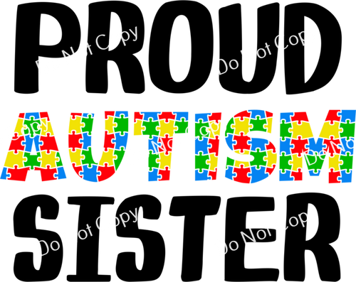 ColorSplash Ultra | Proud Autism Sister CF