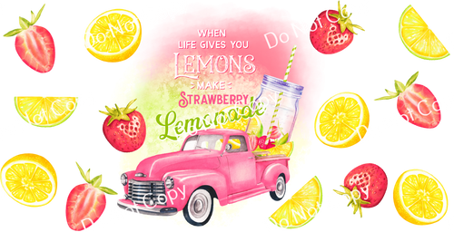 ColorSplash Ultra UV DTF | Strawberry Lemonade 