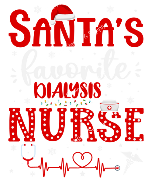 ColorSplash Ultra | Santa's Favorite Dialysis Nurse CF