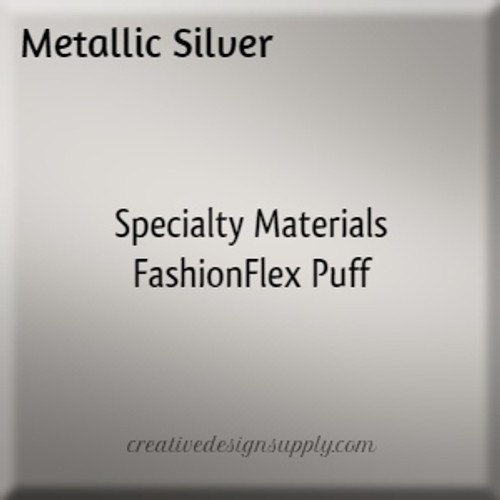 Specialty Materials™ FashionFlex® Puff | Metallic Silver