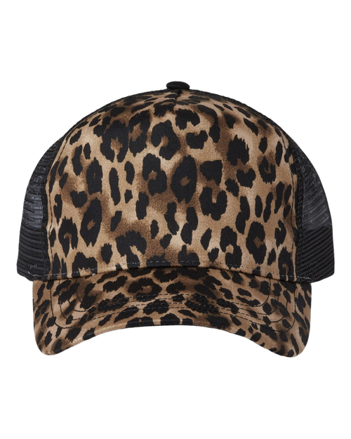 Mega Cap - Leopard Fashion Trucker Cap | Brown Leopard