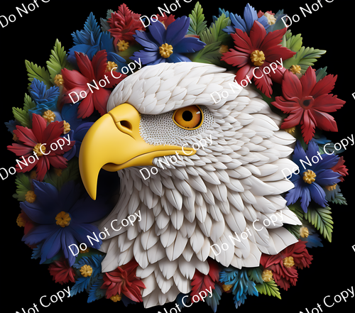 ColorSplash Ultra Tumbler Wraps| 3D Patriotic Eagle CF 35