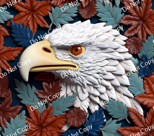 ColorSplash Ultra Tumbler Wraps| 3D Patriotic Eagle CF 34