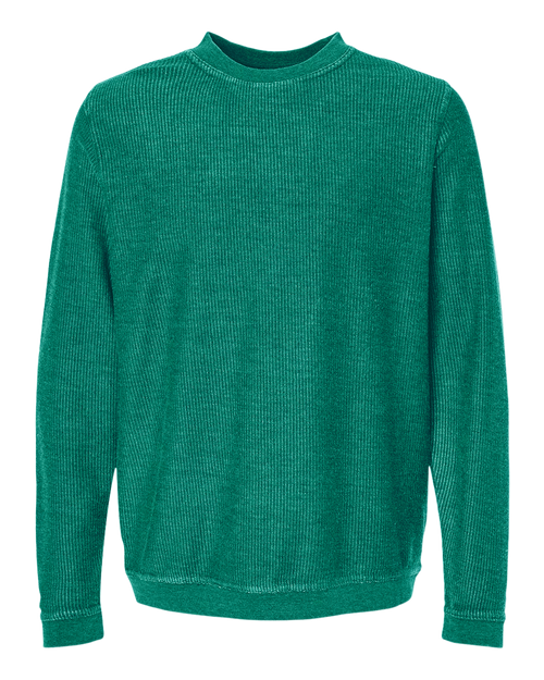 Boxercraft Rally Corduroy Crew Pullover | Green