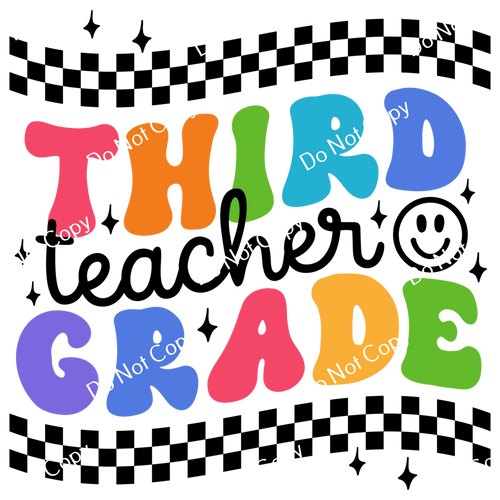 ColorSplash Ultra | Third Grade Teacher Black LPS