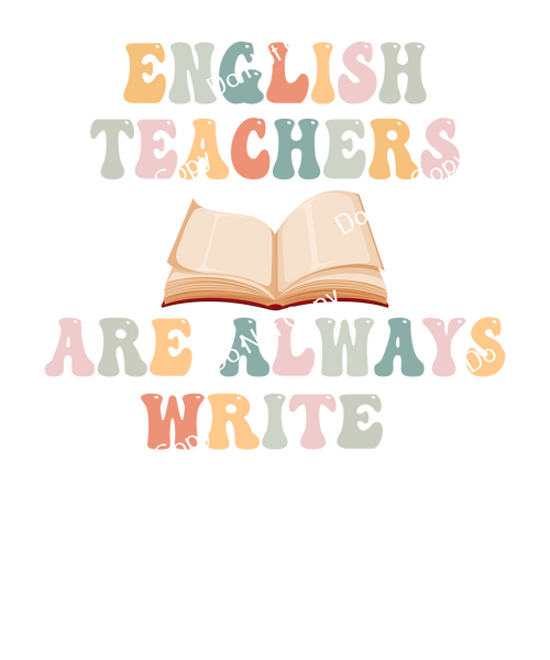 ColorSplash Ultra | English Teachers Are Always Write Cf