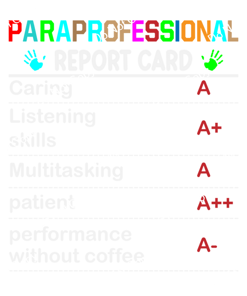 ColorSplash Ultra | Paraprofessional Report Card CF