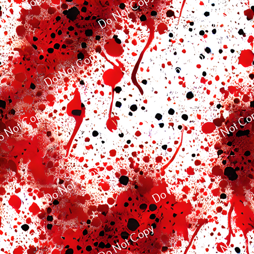 Printed Pattern Vinyl | Blood Splatter CF 5