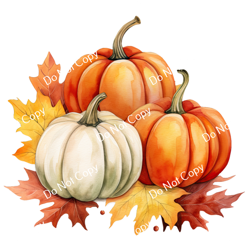 ColorSplash Ultra | Watercolor Fall Pumpkins 1