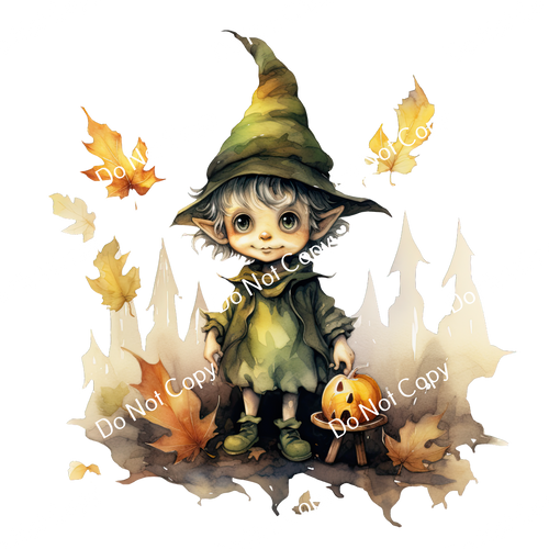 ColorSplash Ultra | Watercolor Halloween Elves 22
