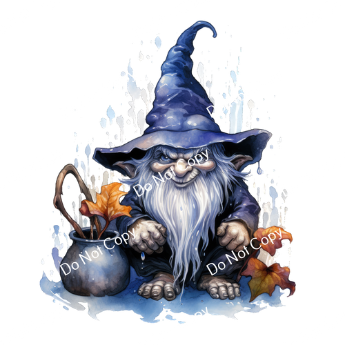 ColorSplash Ultra | Watercolor Halloween Gnomes 27