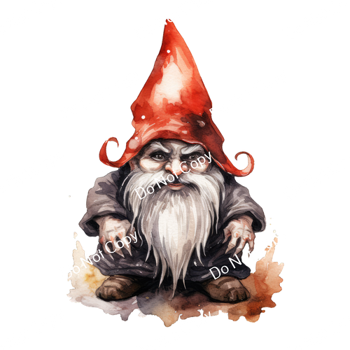 ColorSplash Ultra | Watercolor Halloween Gnomes 1