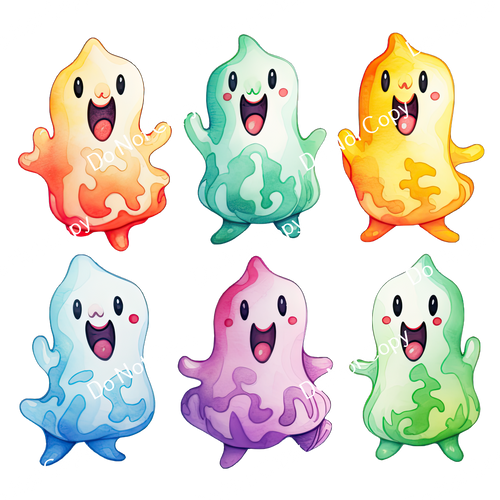 ColorSplash Ultra | Watercolor Baby Ghosts 10