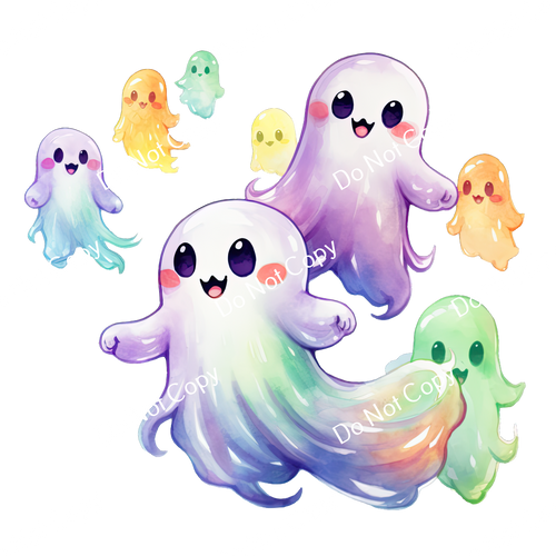 ColorSplash Ultra | Watercolor Baby Ghosts 9