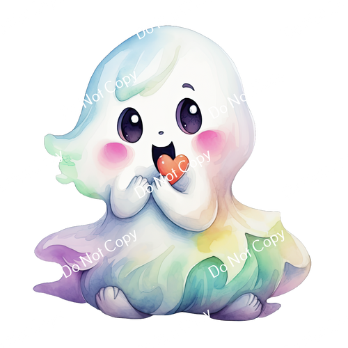 ColorSplash Ultra | Watercolor Baby Ghosts 1