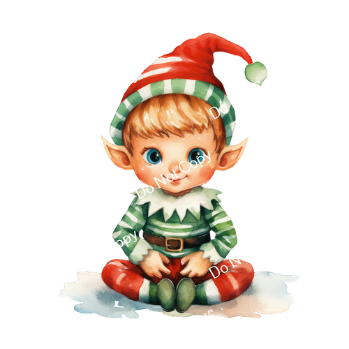 ColorSplash Ultra | Watercolor Christmas Elves 7