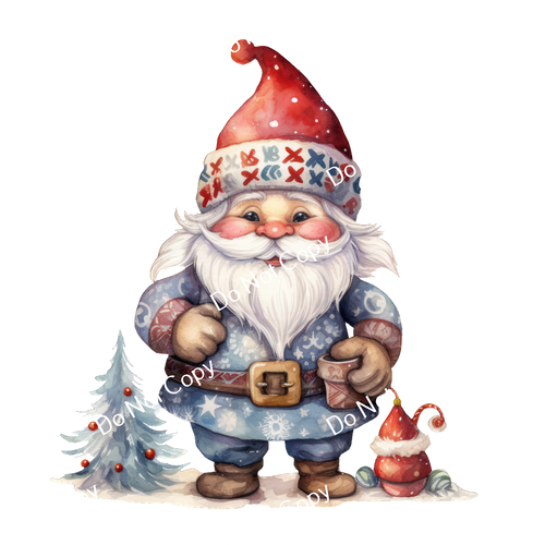ColorSplash Ultra | Watercolor Christmas Gnomes 20