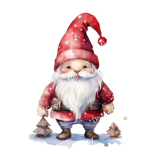 ColorSplash Ultra | Watercolor Christmas Gnomes 7