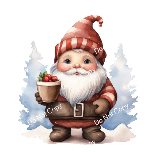 ColorSplash Ultra | Watercolor Christmas Gnomes 3