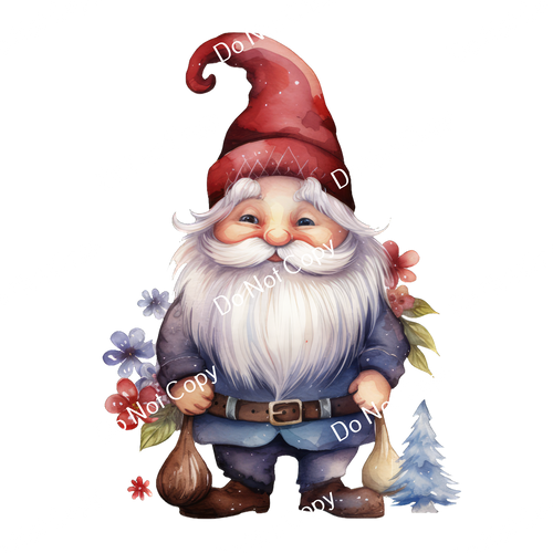 ColorSplash Ultra | Watercolor Christmas Gnomes 2