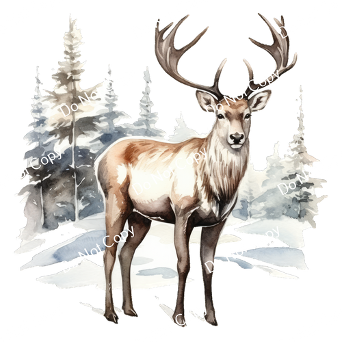 ColorSplash Ultra | Watercolor Reindeer 26