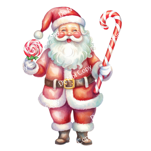 ColorSplash Ultra | Watercolor Santa Claus 6