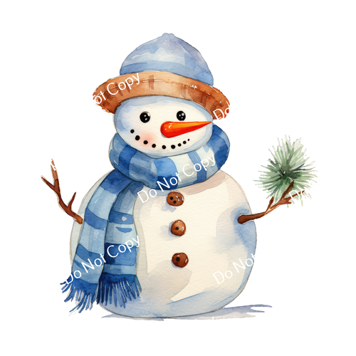 ColorSplash Ultra | Watercolor Snowman 23