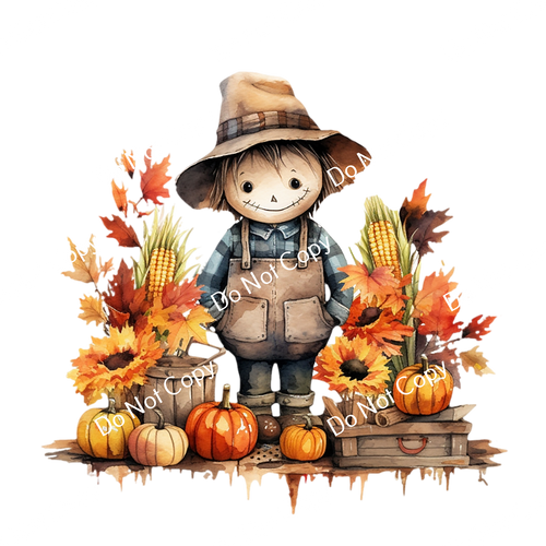 ColorSplash Ultra | Watercolor Fall Scarecrow 7