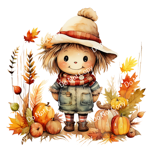 ColorSplash Ultra | Watercolor Fall Scarecrow 4