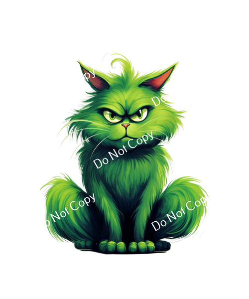 ColorSplash Ultra | Green Christmas Cats CF 10