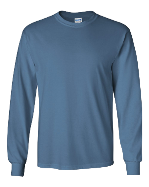 Gildan® Heavy Cotton Long Sleeve Tee | Indigo Blue